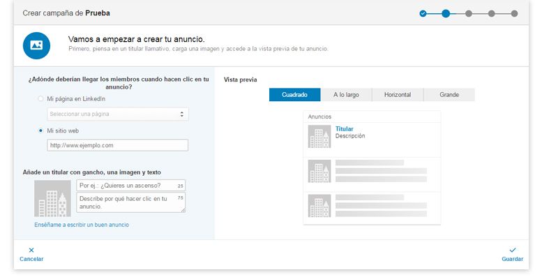 Publicidad en LinkedIn | Administrador de campañas